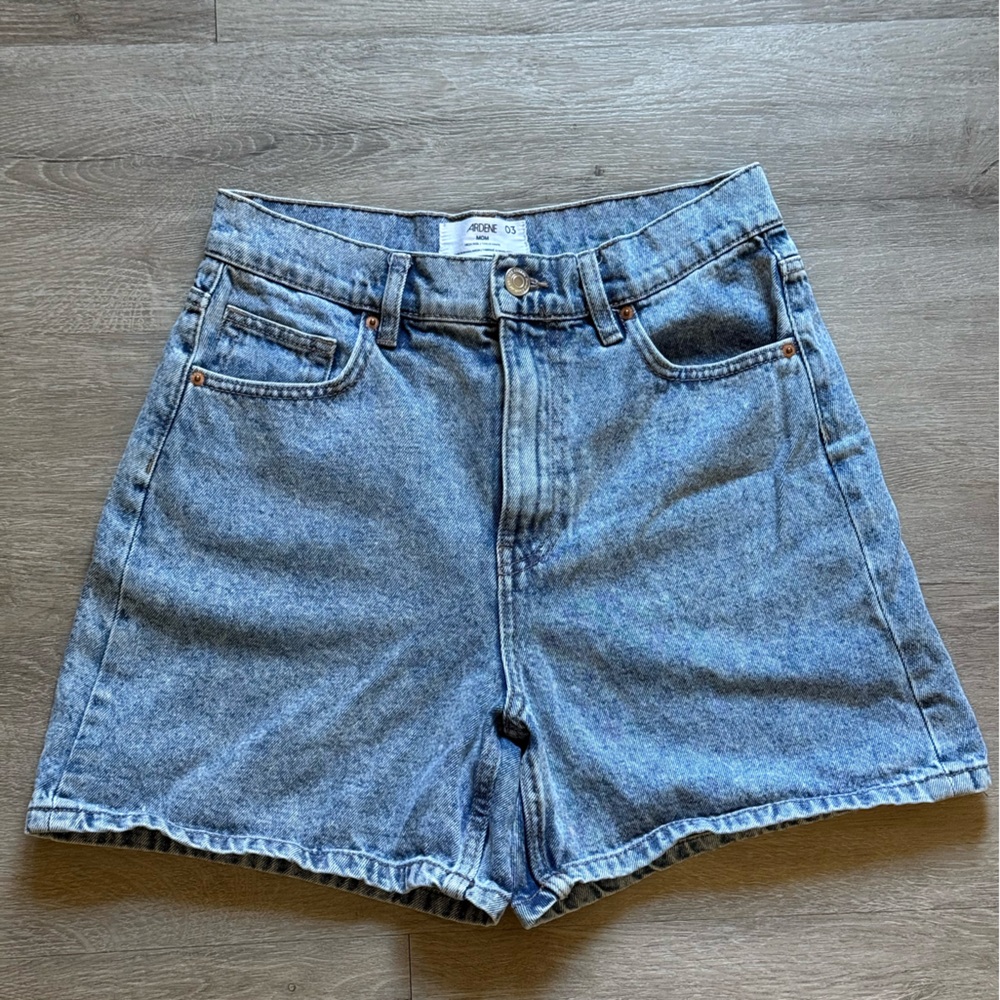 Ardene Blue Jean Shorts High-Waisted Cut-Off